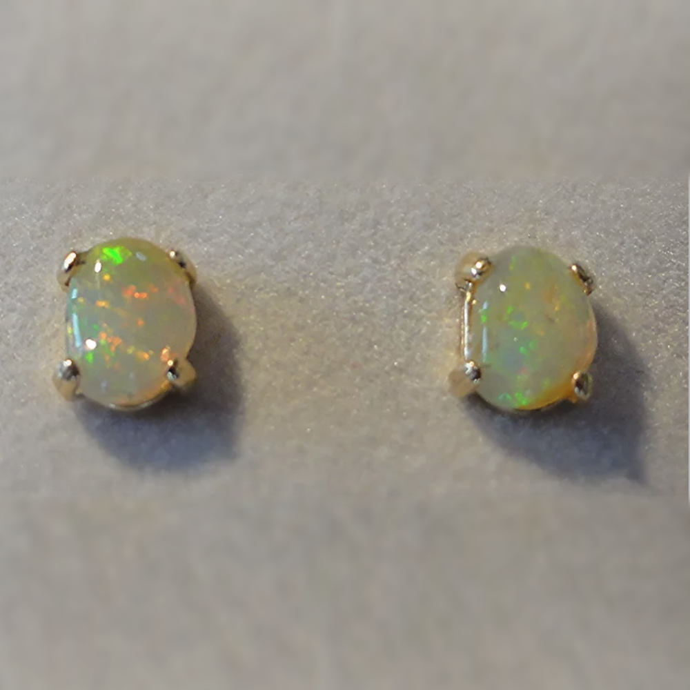 Earrings Canadian Opals