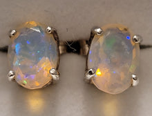 Load image into Gallery viewer, Facetted Crystal Opal Earrings - RW-CD20-E0004
