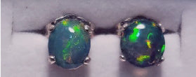 Bright Multi-Colour Crystal Opal Earrings - MP-20-E0007