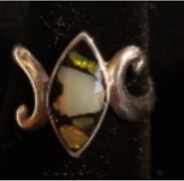Opal Chip Mosaic Ring - Marquise Swirl - CD20-CR0001
