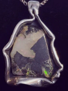 Large Boulder Opal Pendant - CD-RW-20-P0011