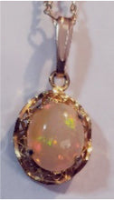 Load image into Gallery viewer, Brilliant Multi-Colour Semi-Crystal Opal Pendant - SCD20-P0001
