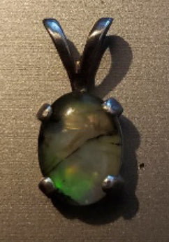 Boulder Opal (Capped) Pendant - CD20-P0004