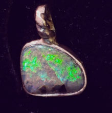 Load image into Gallery viewer, Freeform Crystal Boulder Opal Pendant - CD20-P0007

