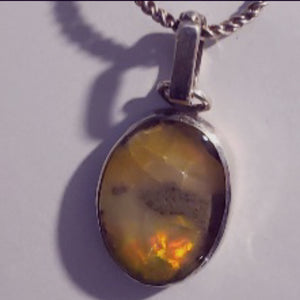 Boulder Opal Doublet Pendant - CD-FL20-P01